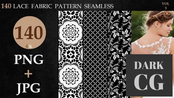 ArtStation 140 LACE FABRIC PATTERN SEAMLESS vol 5