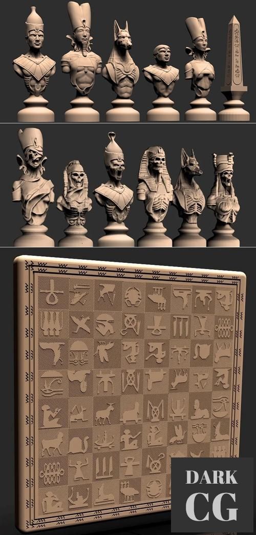Egyptian Chess – 3D Print