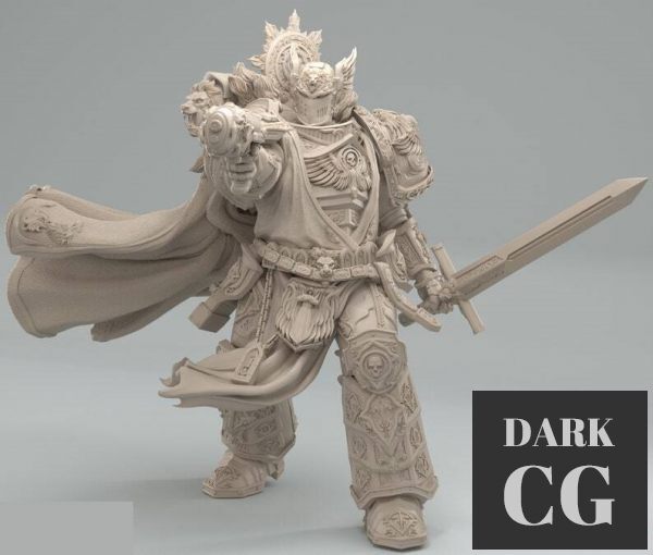 3D Model Lion Knight pose 2