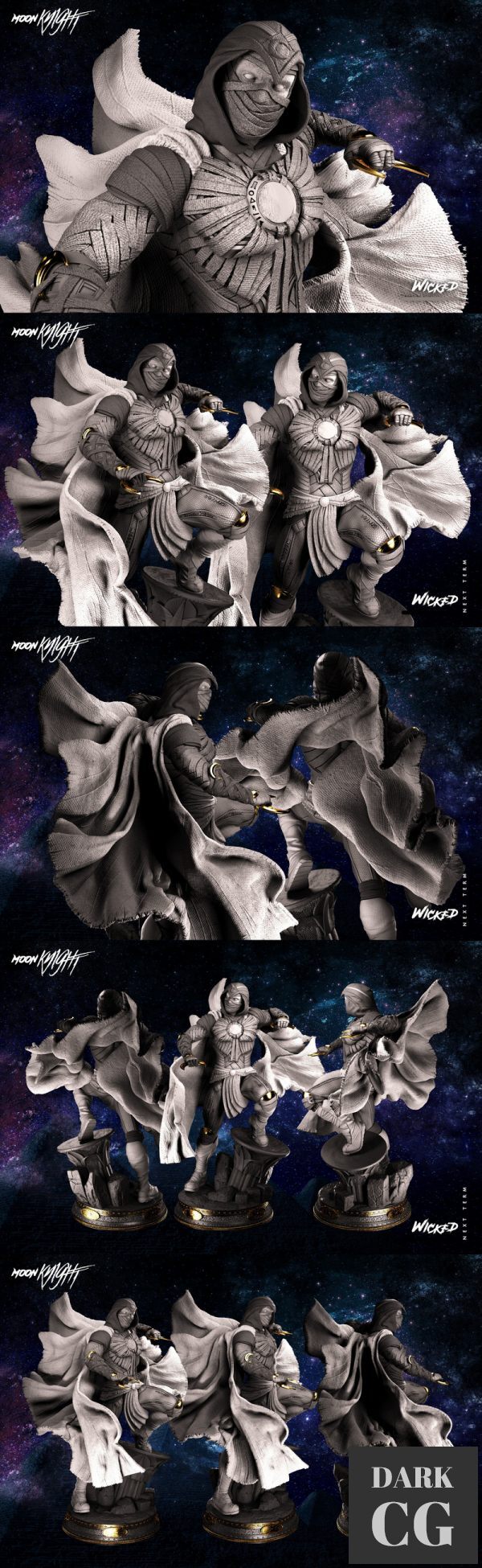 3D Model Moon Knight