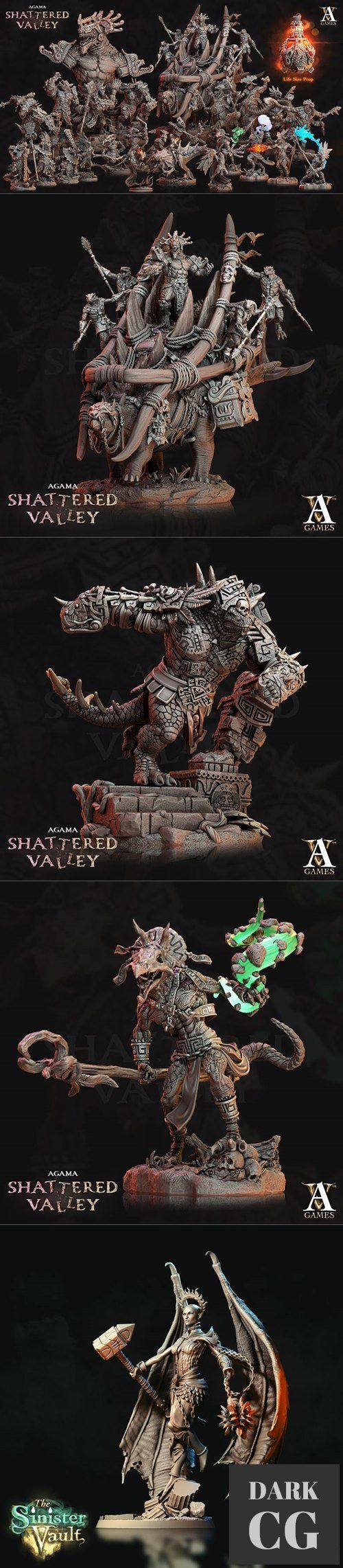 Archvillain Games - Agama Shattered Valley August 2022 – 3D Print