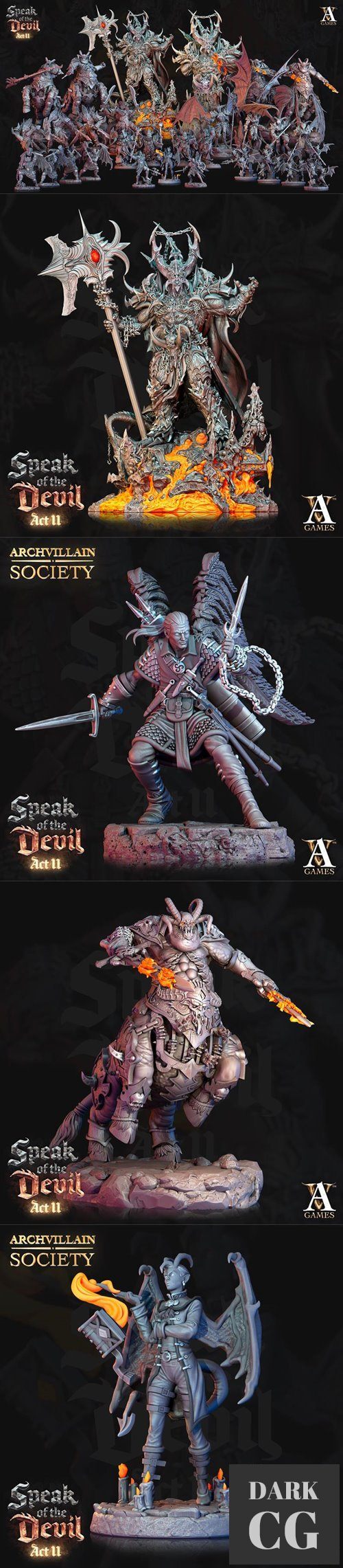 Archvillain Games - Speak of the Devil - Act II July 2022 – 3D Print