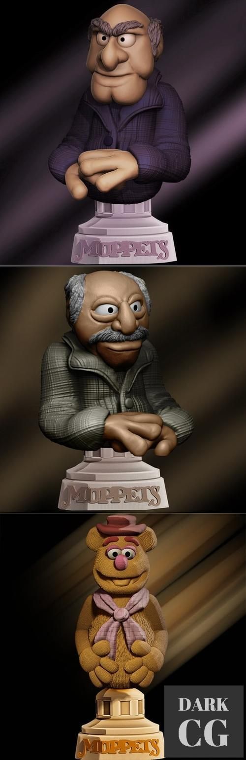 Muppets - Waldorf - Rober Rollin Patreon, Statler Grandpa, Bear – 3D Print