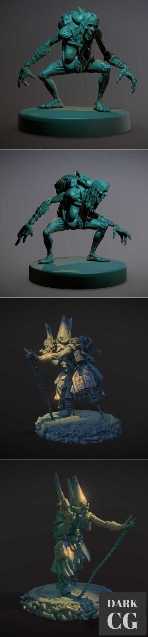 Witcher Hag and John Dark – 3D Print