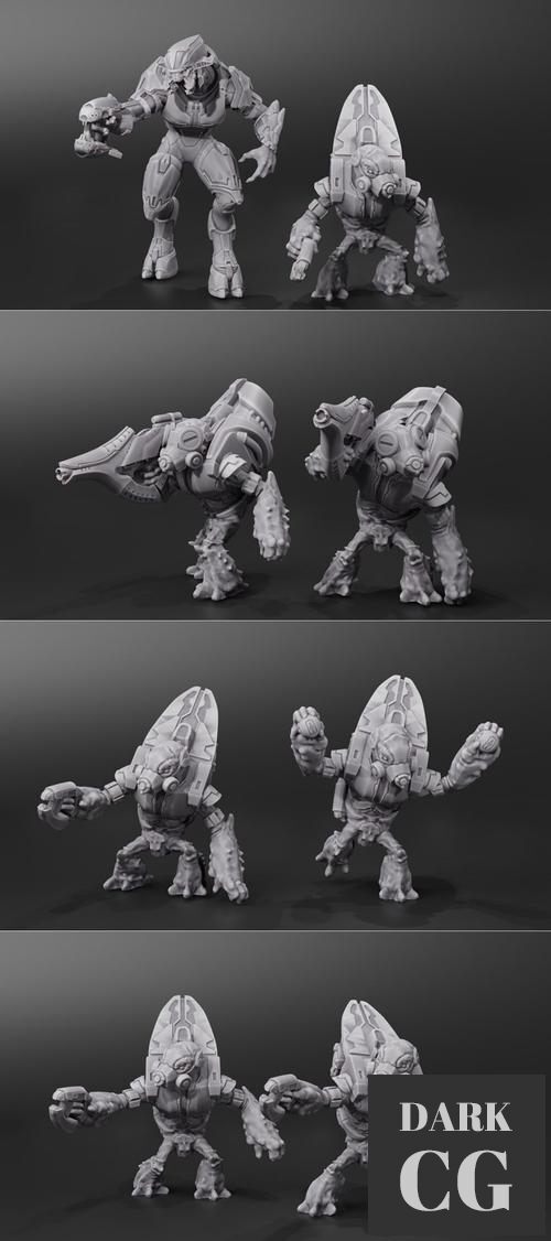 3D Model Grunts 3D Print