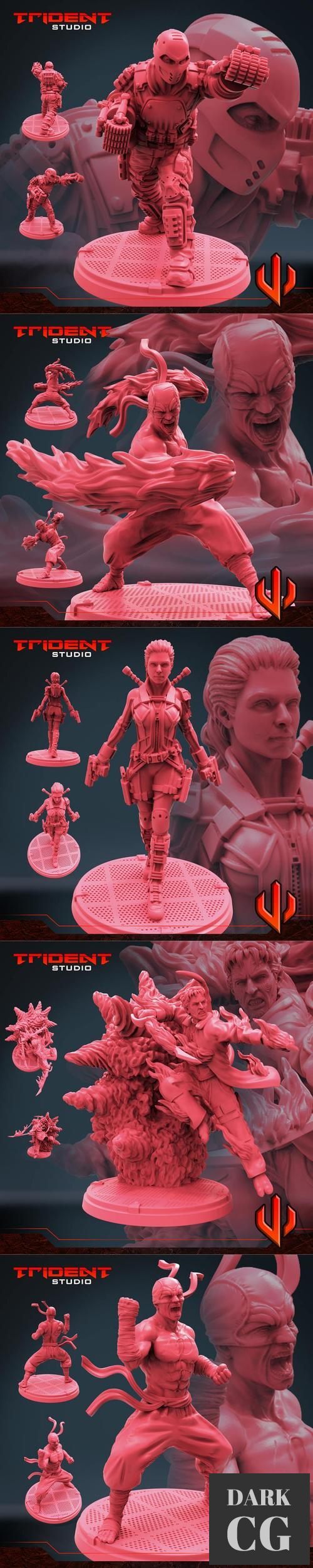 3D Model Trident Studio December 2021 3D Print