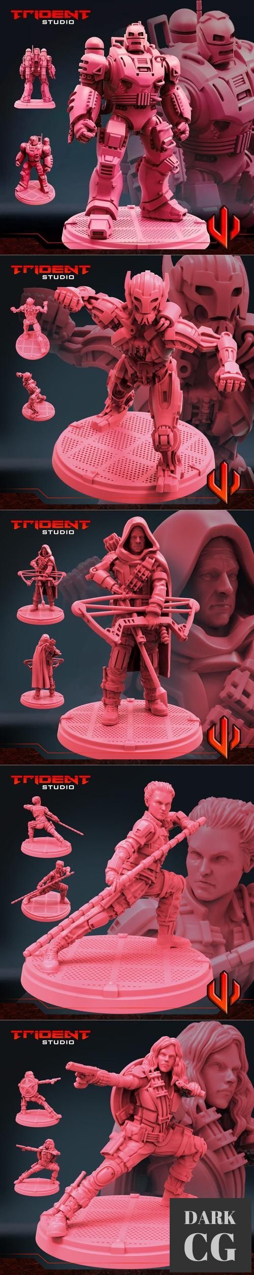 3D Model Trident Studio Gumroad 3D Print