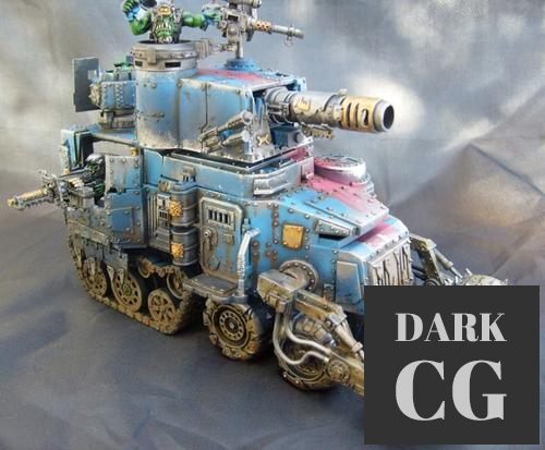 3D Model Necroland sandtrain kitbash parts 3D Print
