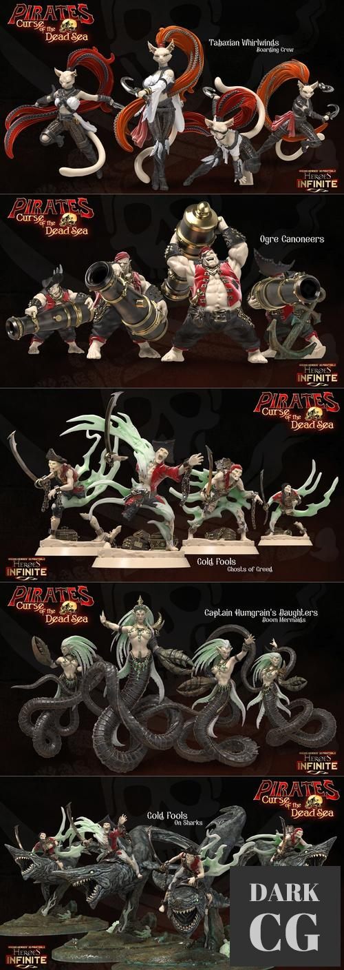 3D Model Heroes Infinite Pirates Curse of the Dead Seas Troops July 2022 3D Print