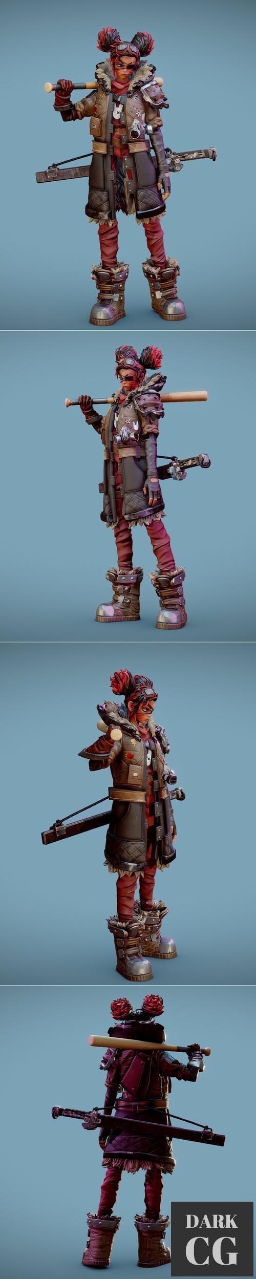 3D Model Rose Revolutionary Leader Sculpt 3D Print