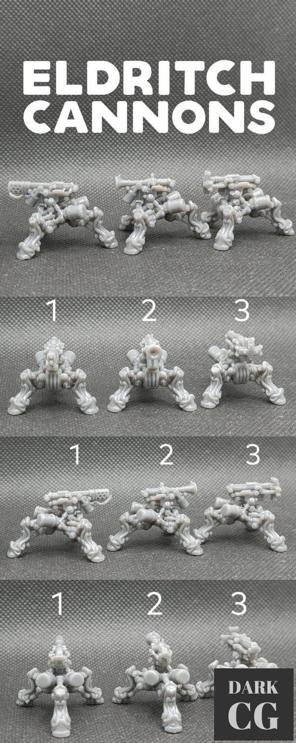 3D Model Eldritch Cannons