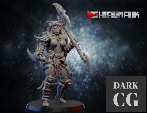 3D Model Female Orc 2