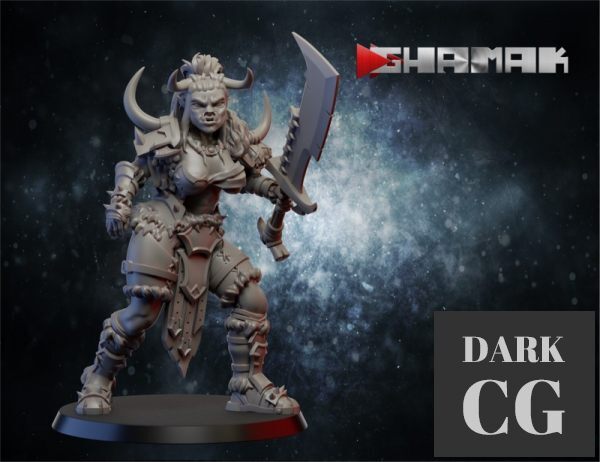3D Model Female Orc 3