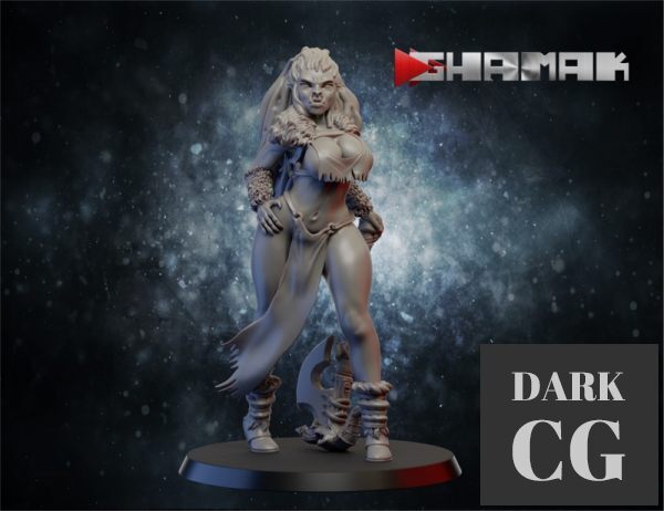3D Model Orc Pinup