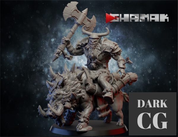3D Model Orc Rider 1