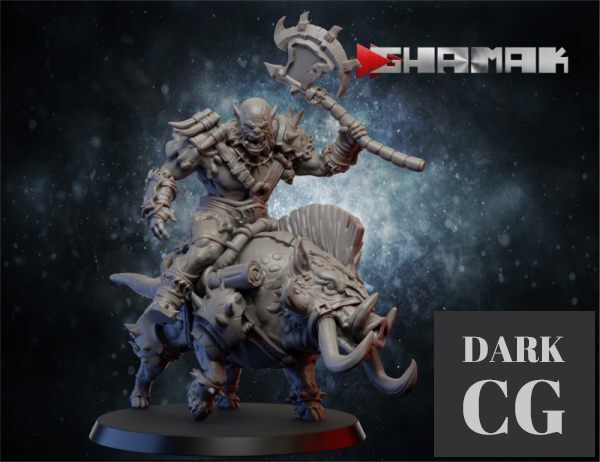 3D Model Orc Rider 2
