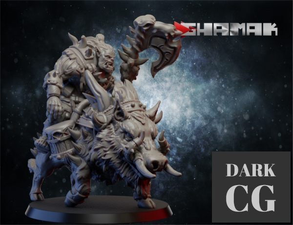 3D Model Orc Rider 3