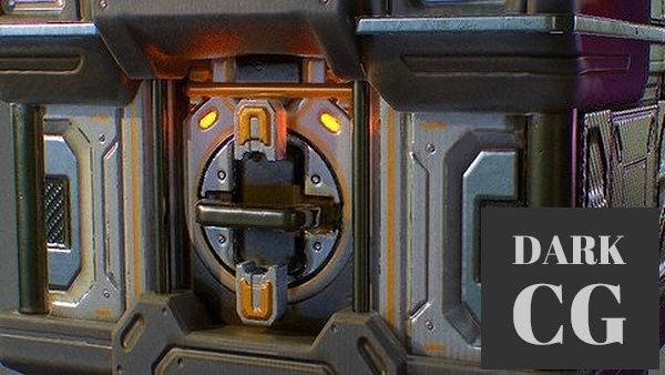 Udemy Game Asset Creation Modeling Texturing A Futuristic Crate