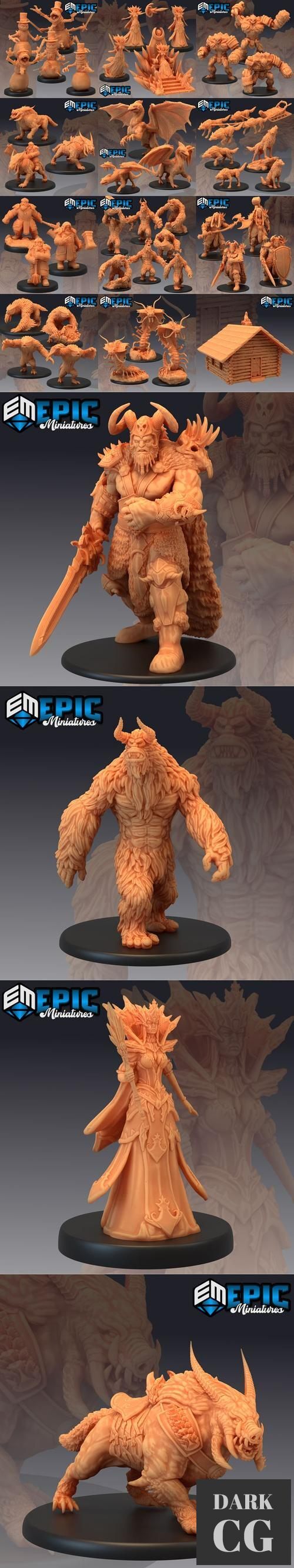 3D Model Epic Minis Arctic Nights 3D Print