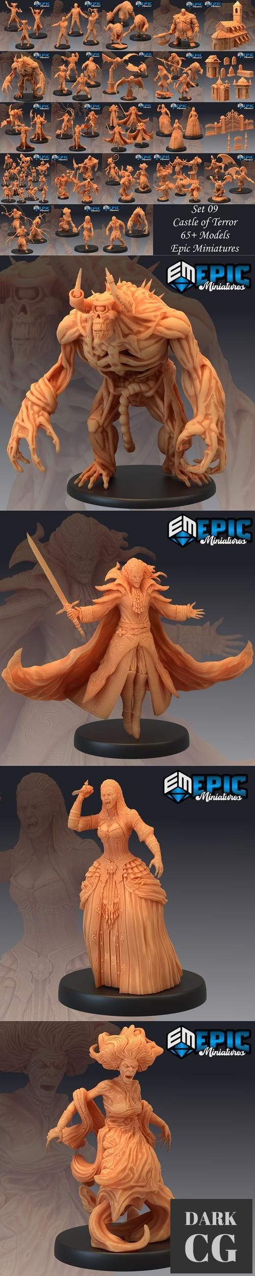 3D Model Epic Minis Castle of Terror 3D Print