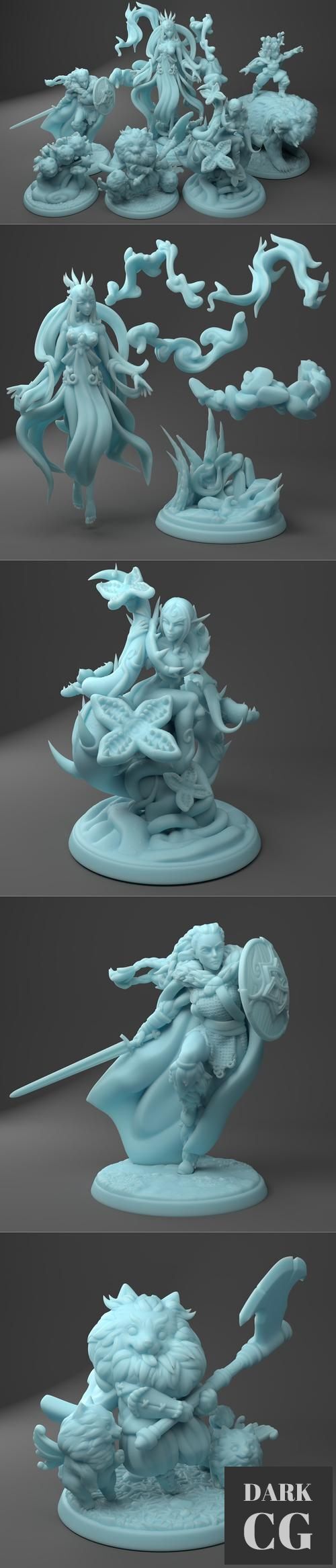 Twin Goddess Miniatures March 2021 – 3D Print