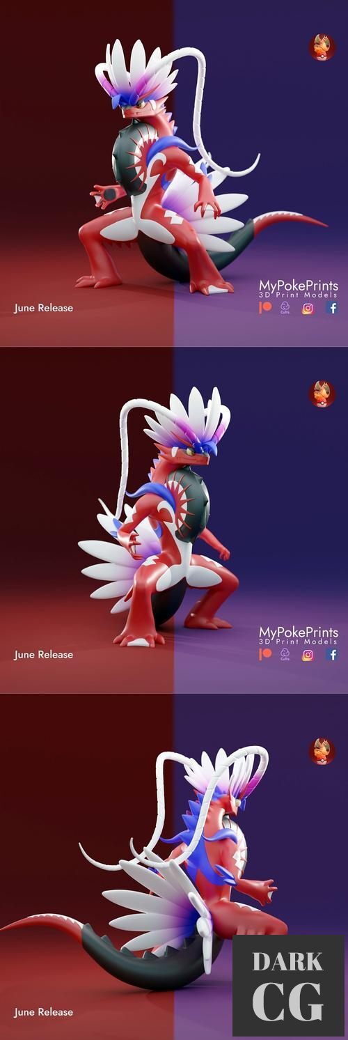MyPokePrints - Koraidon – 3D Print