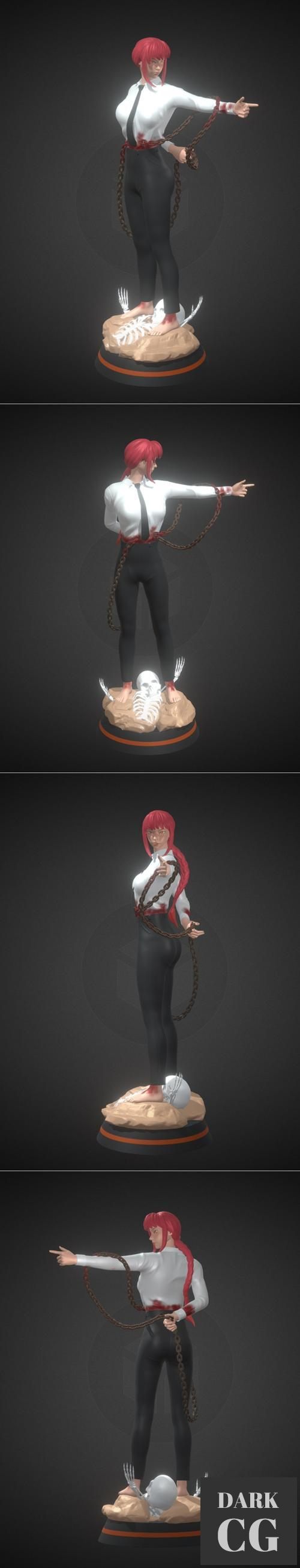 3D Model Makima ChainSaw Man 3D Print