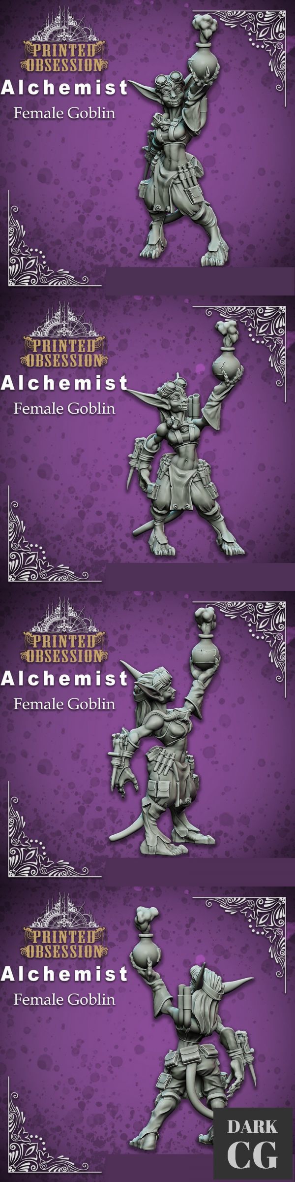 3D Model Alchemist Female Goblin