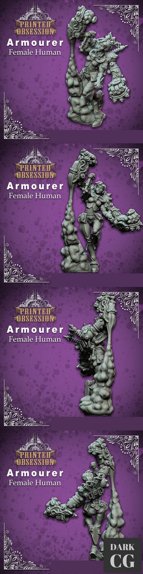 3D Model Armourer Female Human