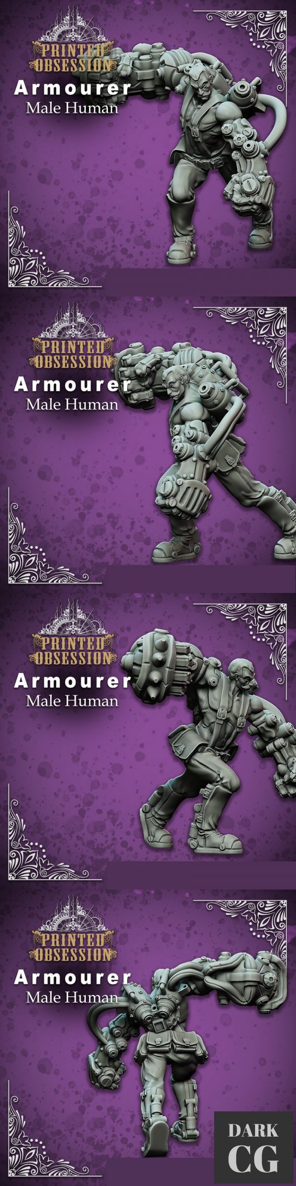 3D Model Armourer Male Human