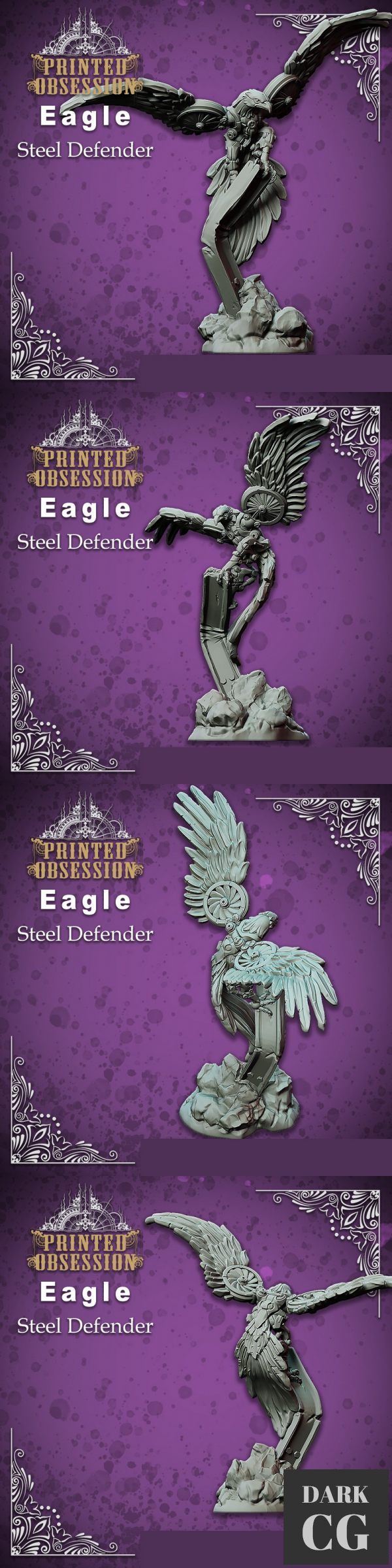 3D Model Eagle Steel Defender