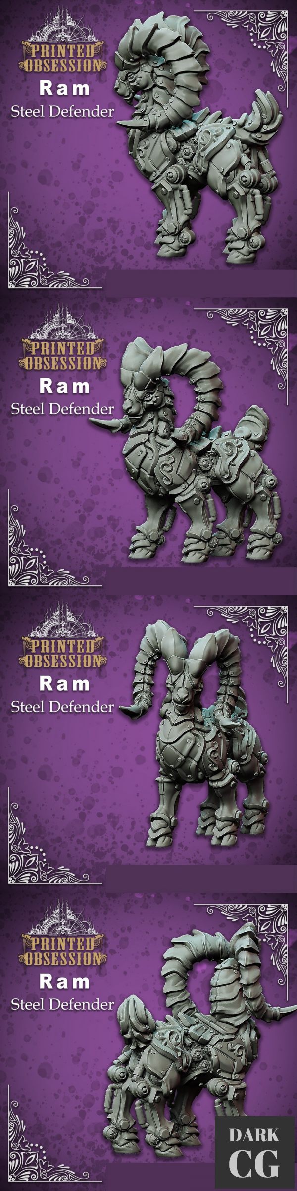 3D Model Ram Steel Defender