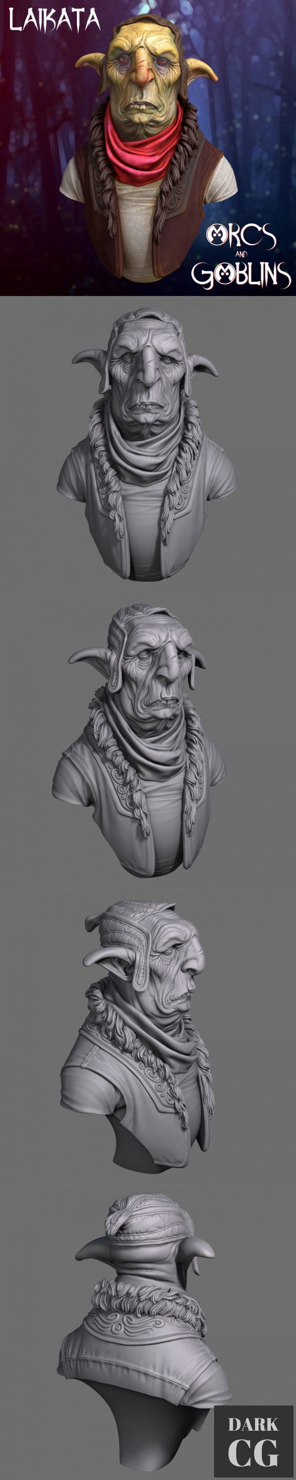 3D Model Laikata the Goblin