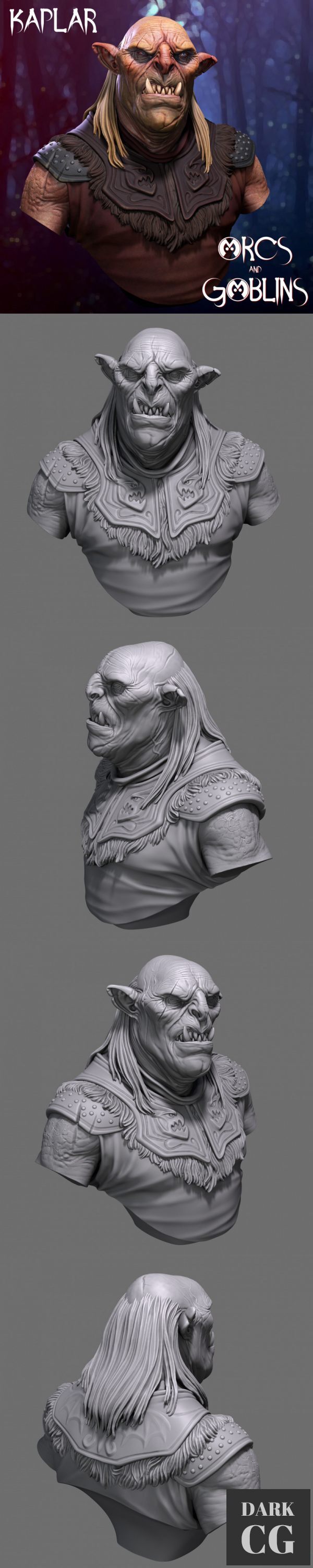 3D Model Kaplar the Orc