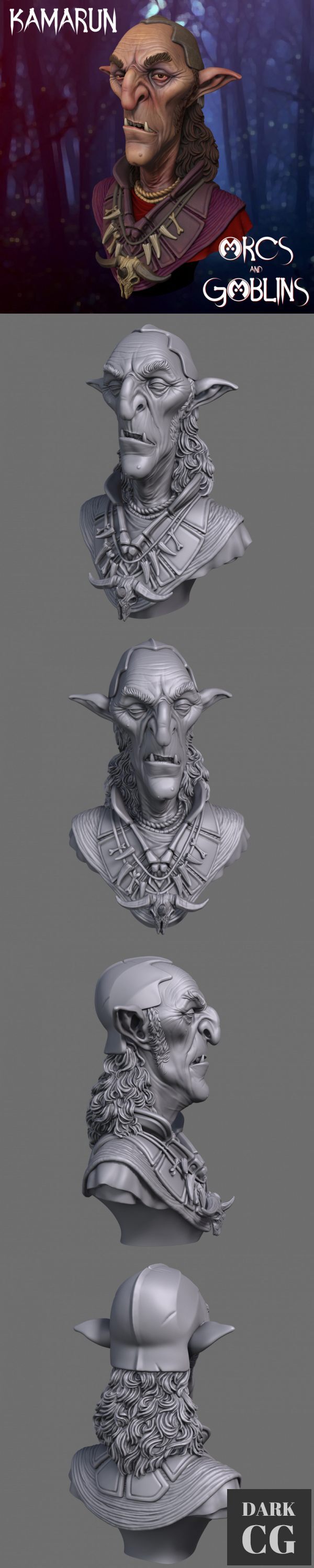 3D Model Kamarun the Orc