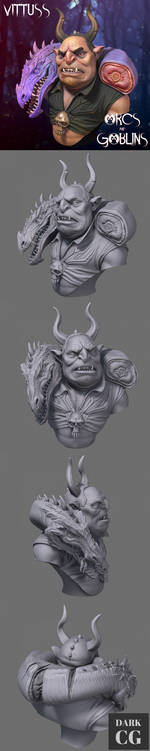 3D Model Vittuss the Orc