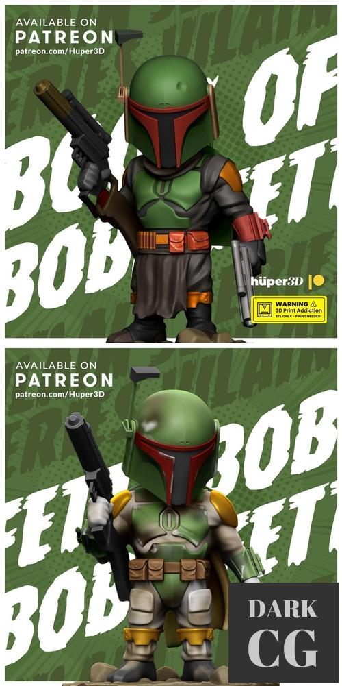 Boba Fett - Star Wars v. 1-2 – 3D Print