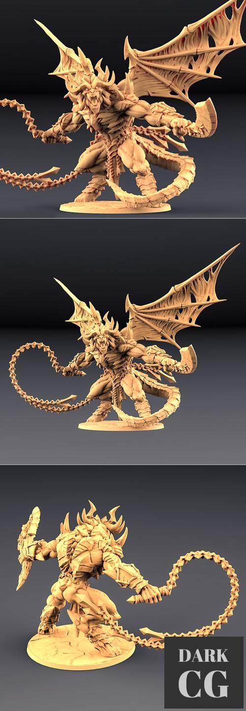 AG Epic Boss - Baalzrodan the Demon King – 3D Print