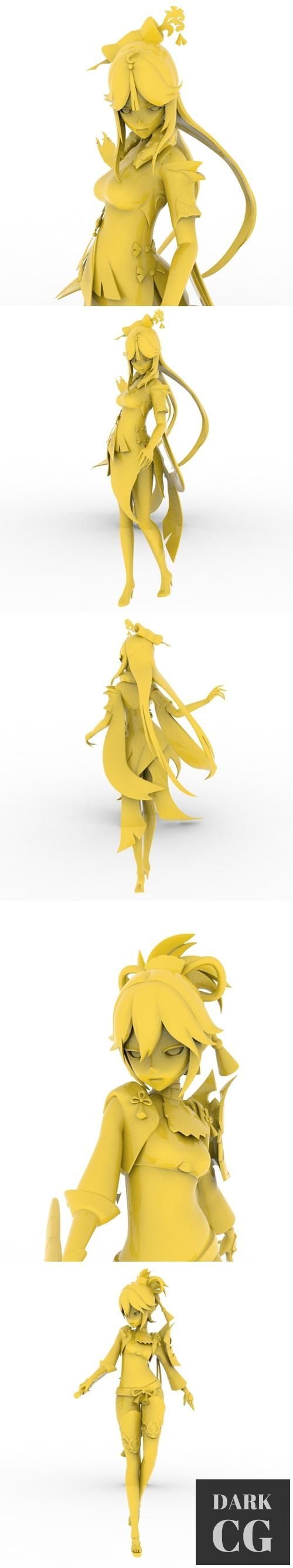 Ningguang and Kuki – 3D Print
