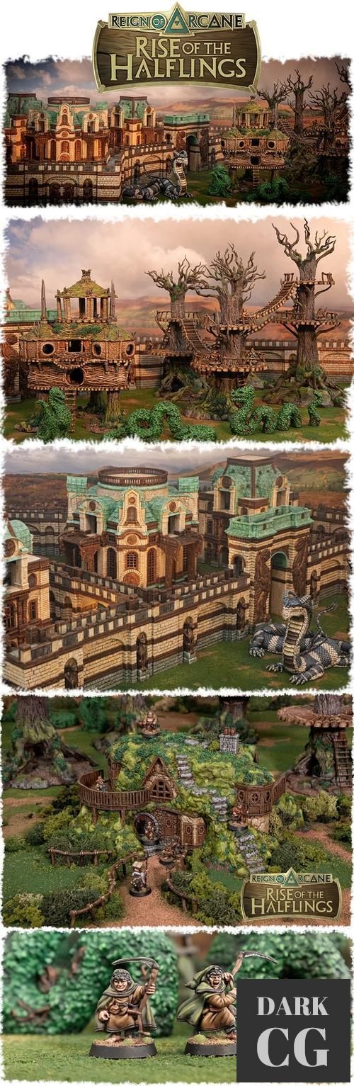 3D Model Kickstarter Rise of the Halflings 3D Print