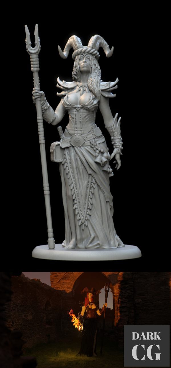 3D Model Witch