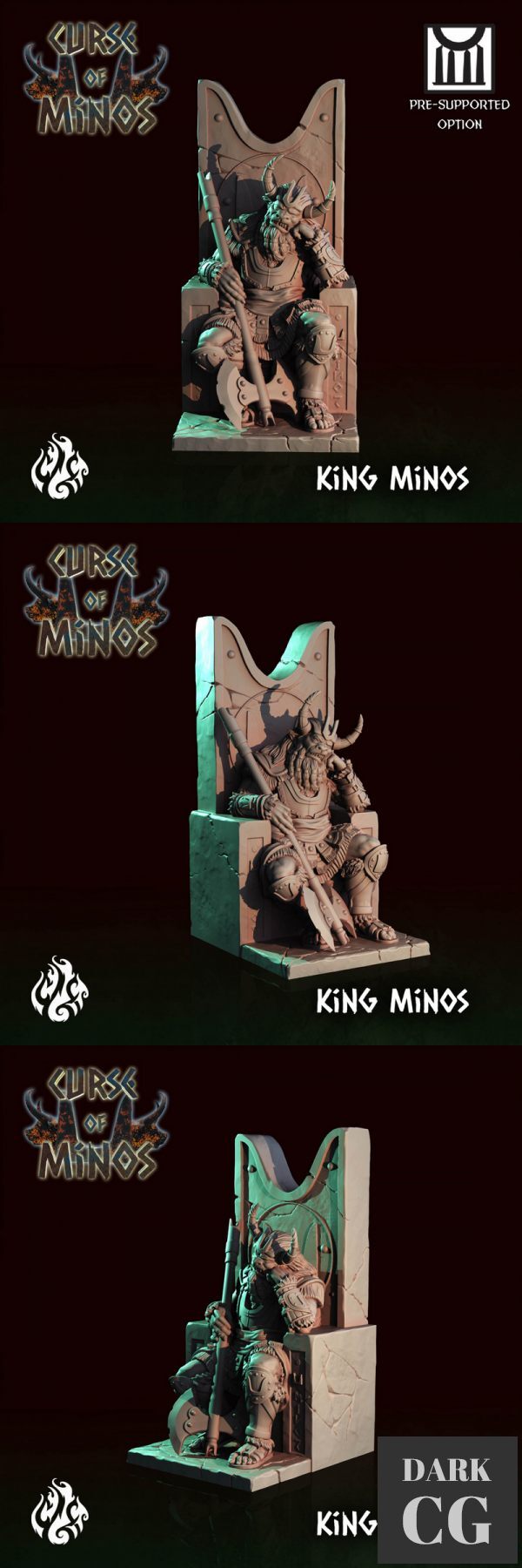 3D Model King Minos