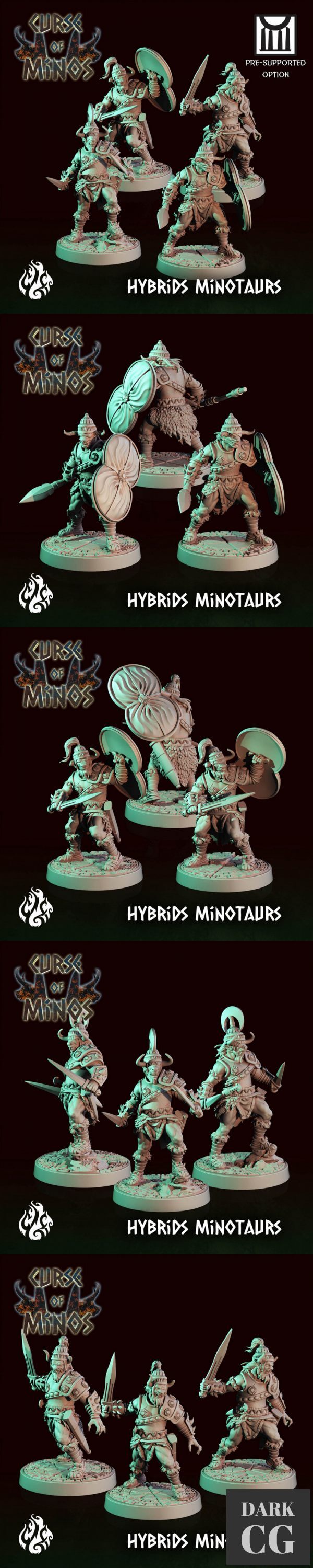 3D Model Minotaur Hybrids