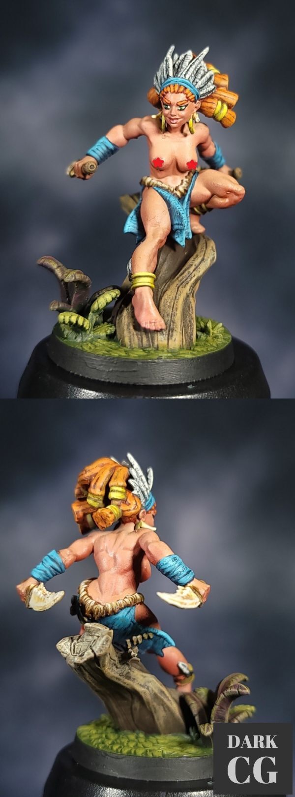 3D Model Kala the Headhunter Topless