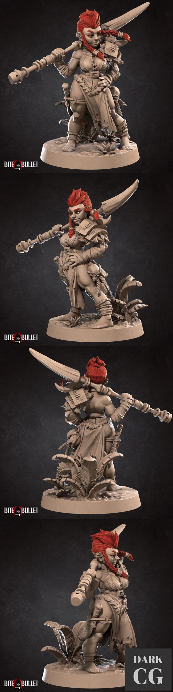 3D Model Olga the Amazon Dwarf Sister 1
