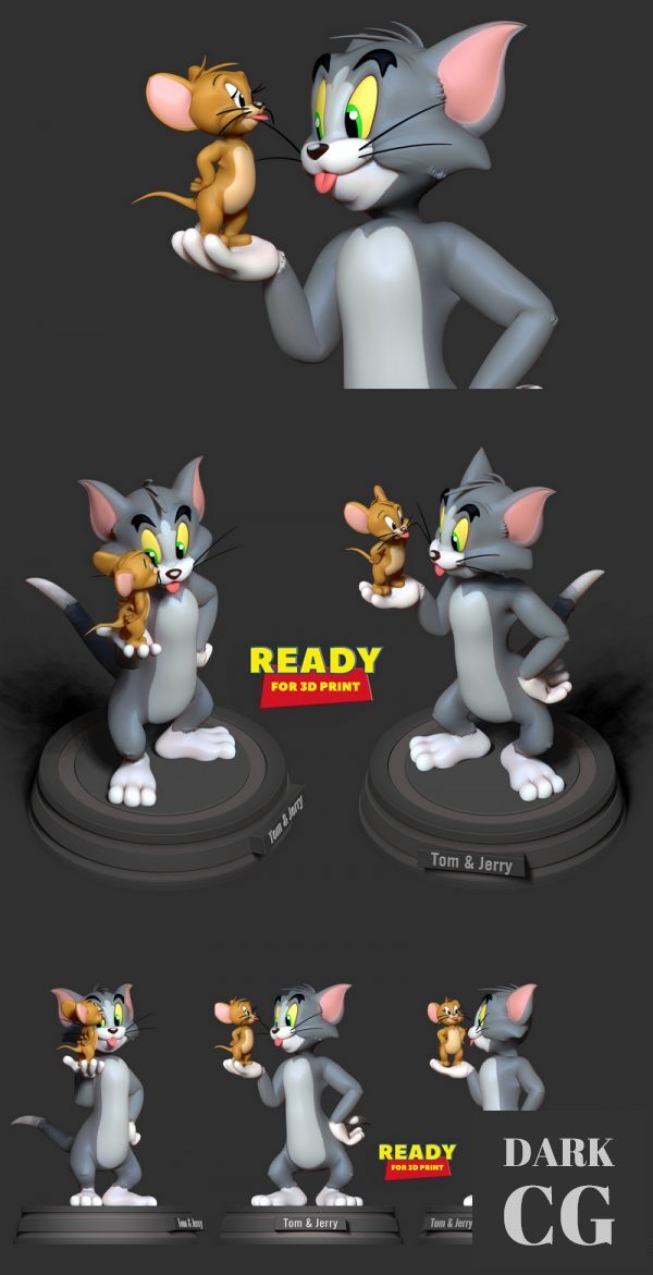 3D Model Tom Jerry