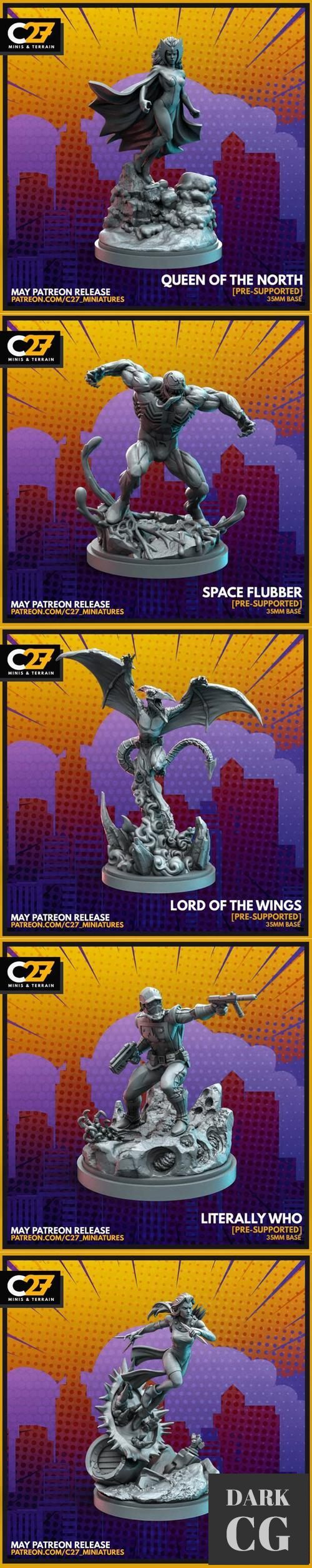 3D Model C27 Minis Terrain May 2022 3D Print