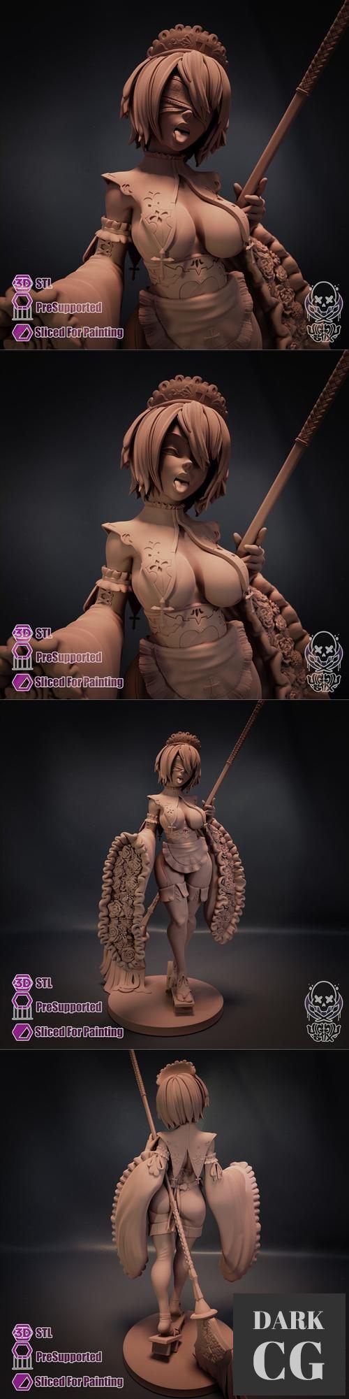 3D Model Holy Maid 2B 3D Print