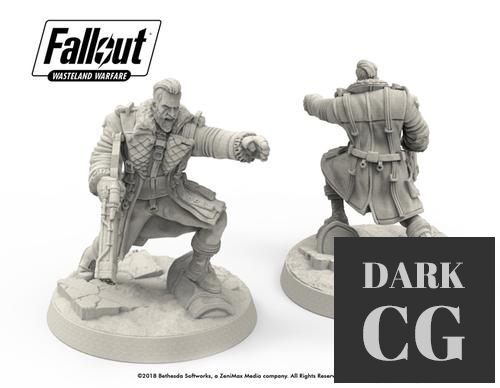 3D Model Elder Maxson Fallout Wasteland Warfare 3D Print