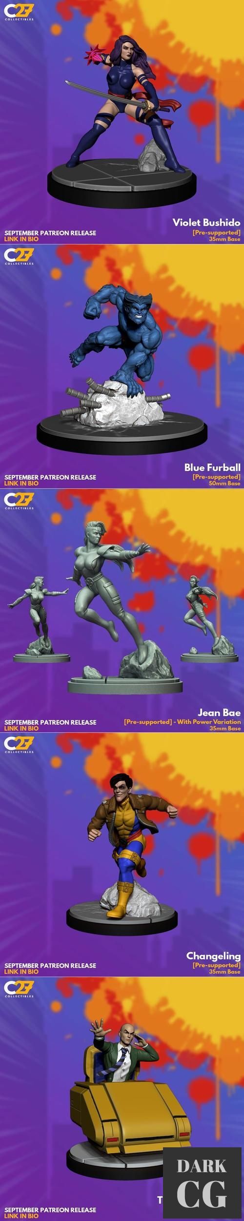 3D Model C27 Minis Terrain September 2021 3D Print